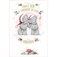 Son and Daughter-In-Law Me to You Bear Christmas Card Image Preview